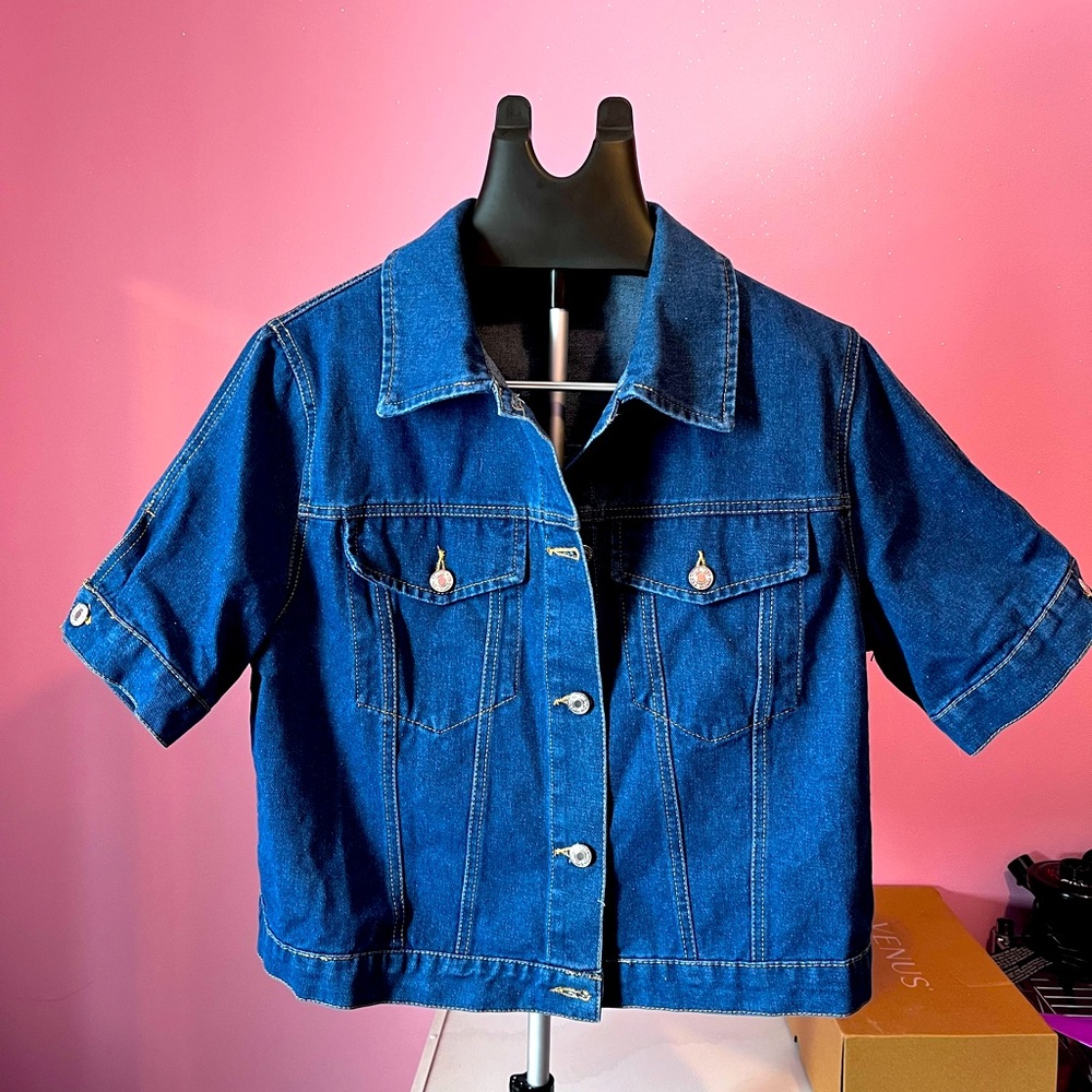 Short Sleeve Jean Jacket